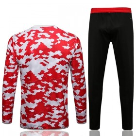 Manchester United Tränings Sweatshirtställ 2022-23 Vit